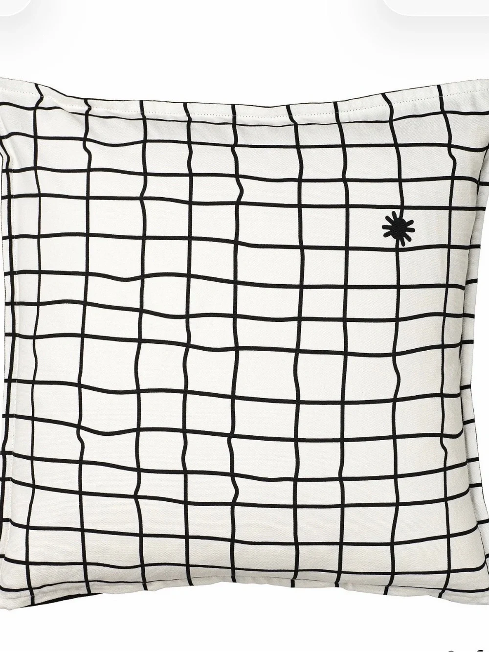 IKEA KUSTFYR Cushion cover, ghost pattern 20x20